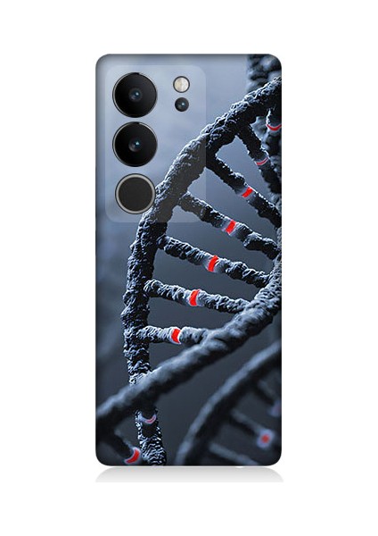 Vivo V29 5g Uyumlu Dna Sarmalı Desenli Silikon Kılıf