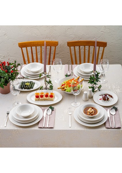 New Bone Margot 56 Parça 12 Kişilik Yemek Takımı