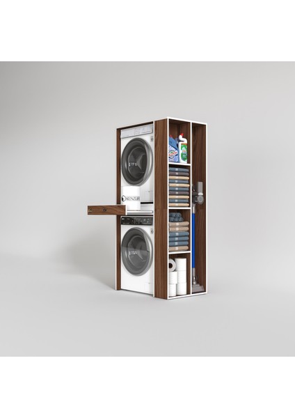 Kenzlife çamaşır-kurutma makinesi dolabı bacce sağ cvz 187*090*60 çekmeceli banyo fiyatları