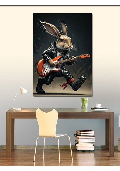 Kanvas Tablo Gitar Çalan Tavşan fiyatları