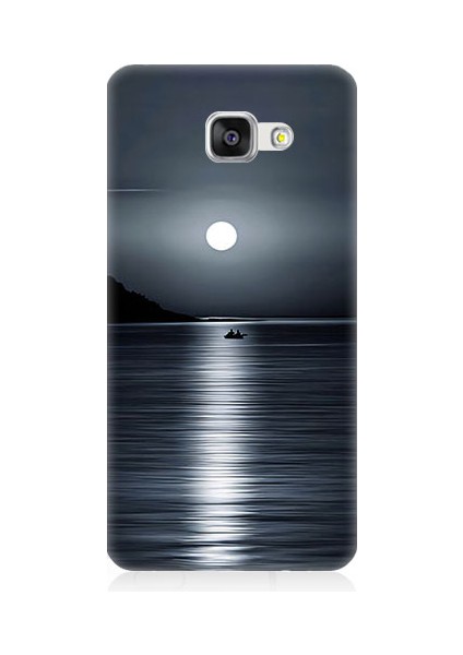 Samsung Galaxy A7 2016 Uyumlu Ay Işığı Desenli Silikon Kılıf