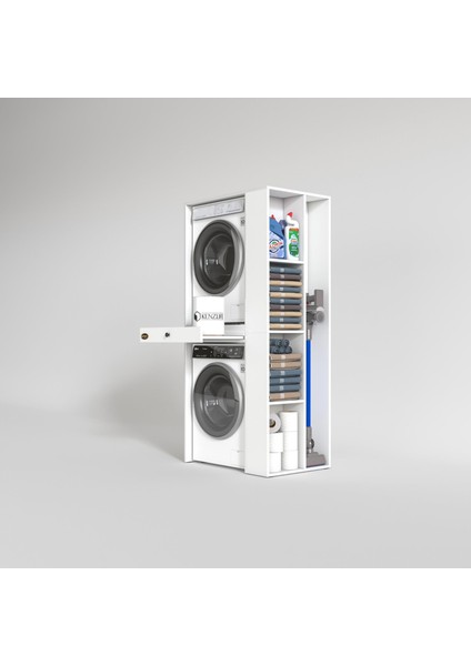 Kenzlife çamaşır-kurutma makinesi dolabı bacce sağ byz 187*090*60 çekmeceli banyo fiyatları