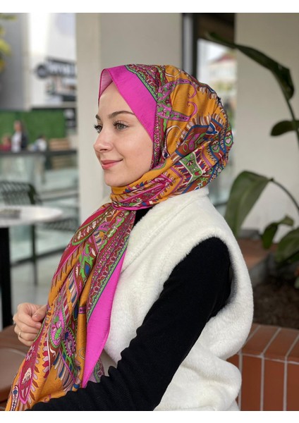 Fuşya Loryan Scarf Diamond Mabel Şal