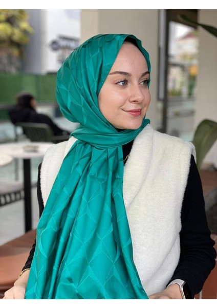 Benetton Loryan Scarf Floş Jakar Cupra Şal modelleri