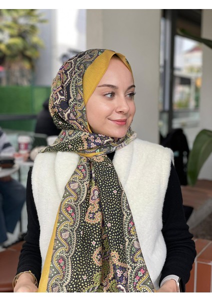 Hardal Loryan Scarf Diamond Mila Şal