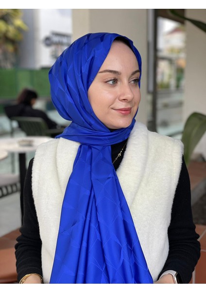 Saks Loryan Scarf Floş Jakar Cupra Şal modelleri