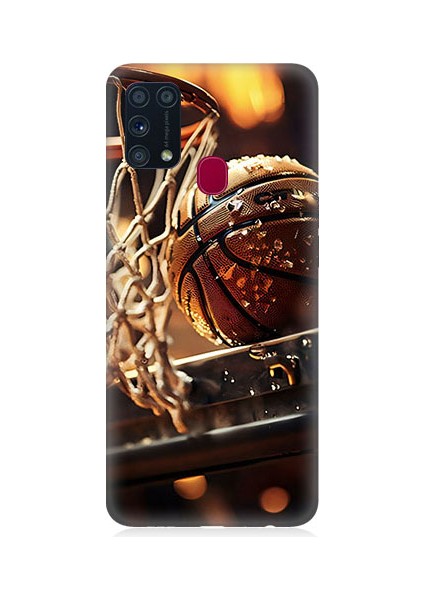 Samsung Galaxy M31 Uyumlu Uzay Iskeleti Desenli Silikon Kılıf