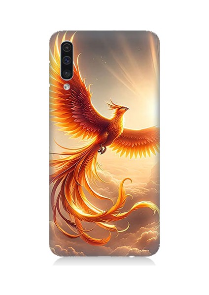 Samsung Galaxy A50 Uyumlu Anka Kuşu Desenli Silikon Kılıf