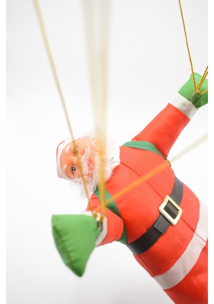 Premium Parşütlü Noel Baba Yılbaşı Süs
