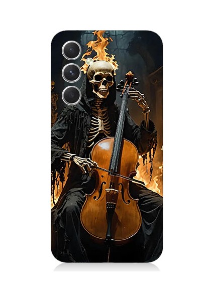 Samsung Galaxy A05S Uyumlu Iskelet Çello Desenli Silikon Kılıf