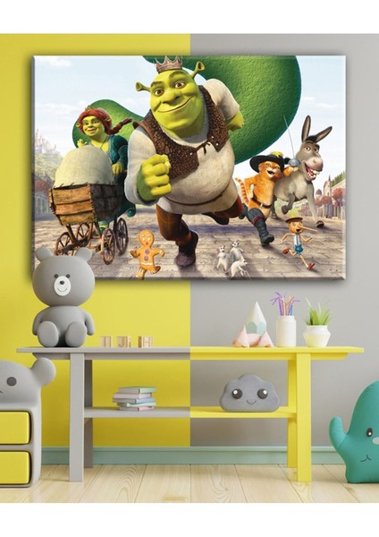 Shrek Çocuk Odası Tabloları