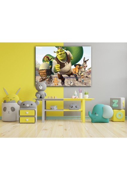 Shrek Çocuk Odası Tabloları