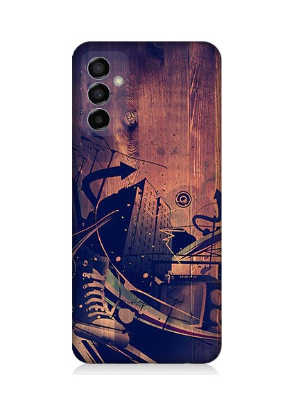 Samsung Galaxy M23 Uyumlu Karanlık Tiyatro Desenli Silikon Kılıf