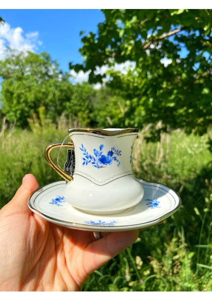 Acar Jasmine Zarif Çiçekli Model Türk Kahvesi Fincan Seti modelleri