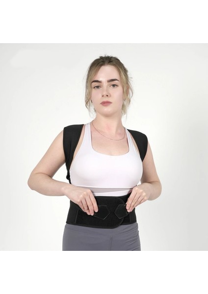 Dik Duruş Korsesi Dik Durma Aparatı Duruş Düzeltici Bel Sırt Omuz Korsesi Aparatı Posture Corrector