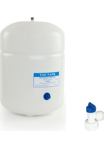 Su Arıtma Cihazı + Quick Vana Metal Tank Su Deposu 12 Litre 3.2 Galon