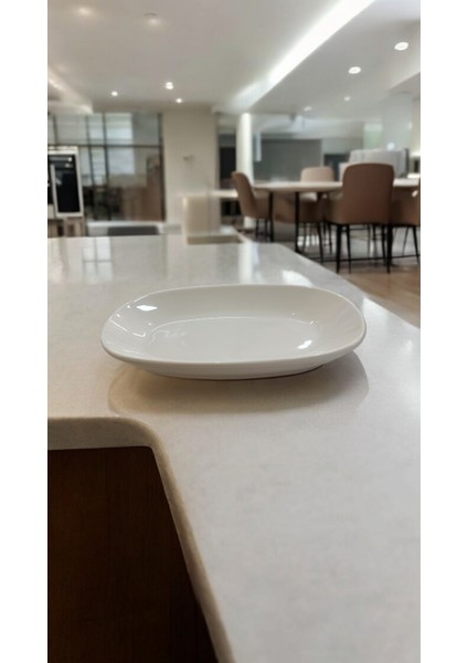Evmutfak Güral Porselen 6 Adet 15 cm Kayık Tabak GBSEO15KY