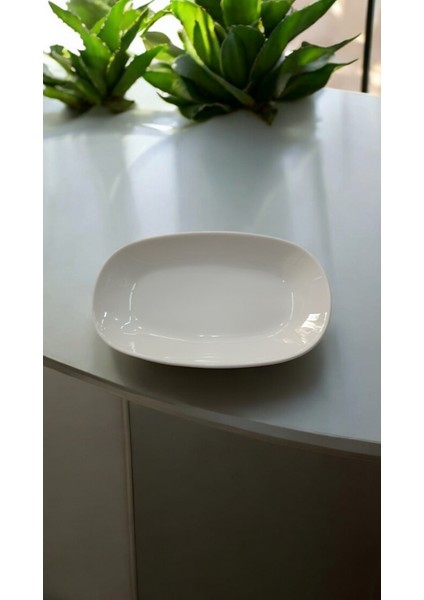 Evmutfak Güral Porselen 6 Adet 15 cm Kayık Tabak GBSEO15KY