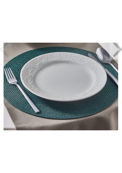 Evmutfak Güral Porselen 6 Adet 25 cm Bahar Dalı Servis Tabağı