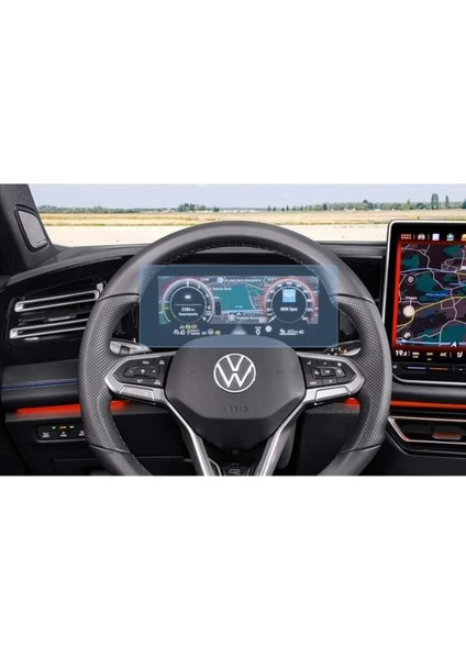 Volkswagen Yeni Golf 12.9 Inç Dijital Gösterge Uyumlu 9h Nano Ekran Koruyucu 2024