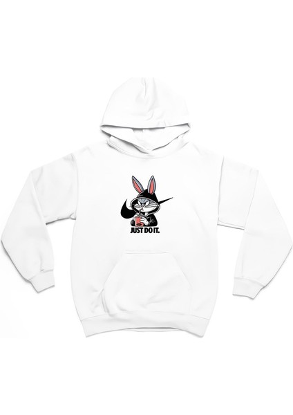 Bugs Bunny 3 Ip Kalın Kumaş Oversize Sweatshirt Hoodie