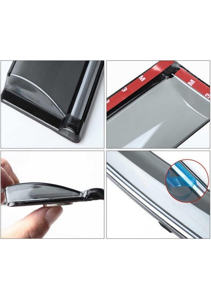 Hyundai Kona Krom Çıtalı Cam Rüzgarlığı 2015-2020 modelleri