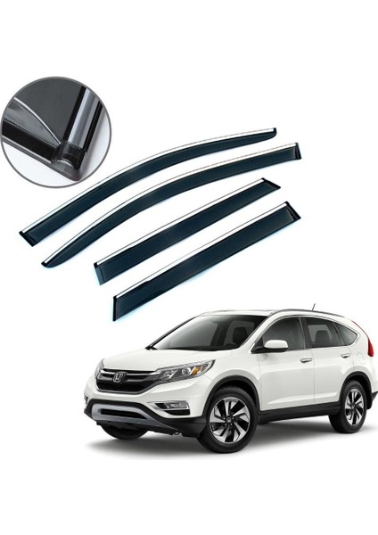 Honda Crv Krom Çıtalı Cam Rüzgarlığı 2013-2018