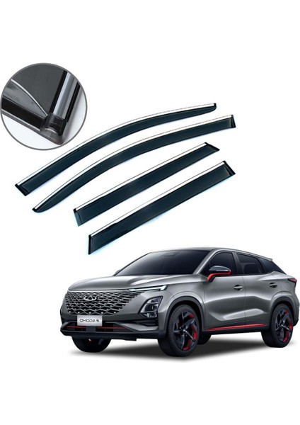 Chery Omoda 5 Krom Çıtalı Cam Rüzgarlığı 2022-
