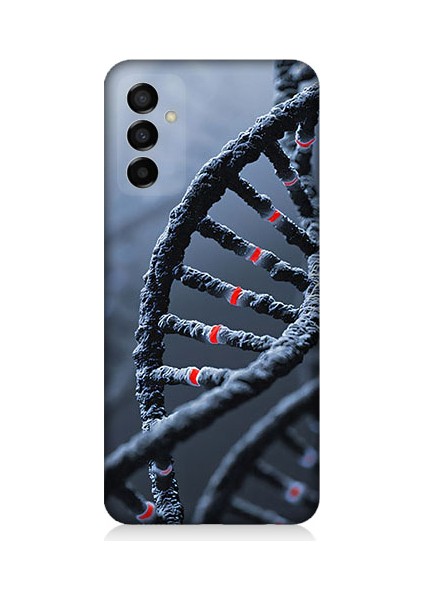 Samsung Galaxy M23 Uyumlu Dna Sarmalı Desenli Silikon Kılıf