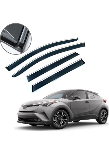 Toyota Chr Krom Çıtalı Cam Rüzgarlığı 2018 Sonrası