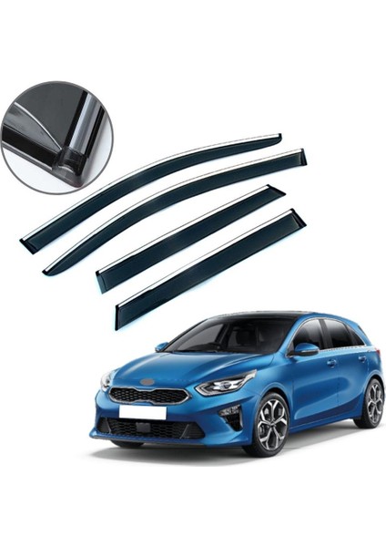 Kia Ceed Hb Krom Çıtalı Cam Rüzgarlığı 2018 Sonrası