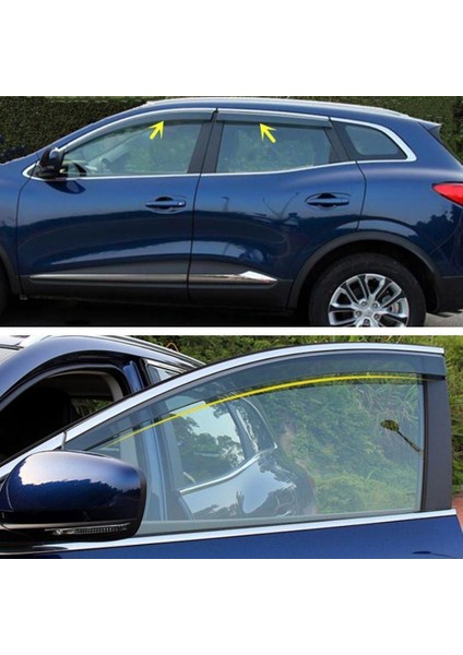 Renault Kadjar Krom Çıtalı Cam Rüzgarlığı 2016-2018 fiyatları