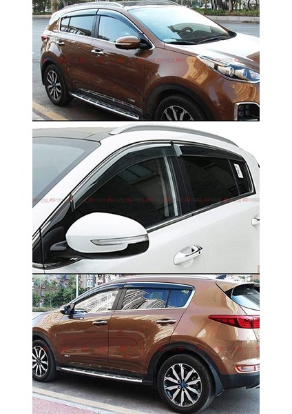 Kia Sportage Krom Çıtalı Cam Rüzgarlığı 2016-2020 indirimleri