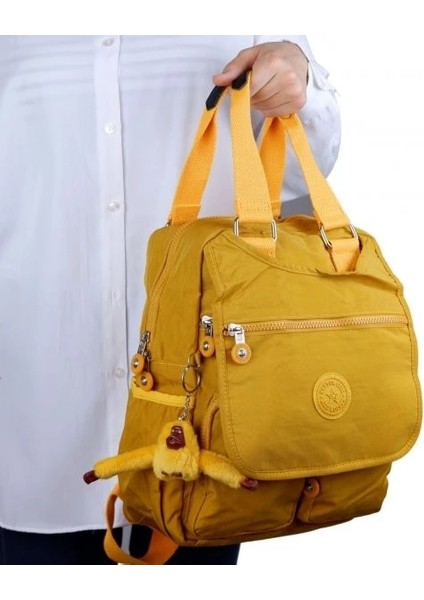 Unisex Kırmızı Iki Fonksiyonlu Ultra Hafif Su Geçirmez Sırt ve El Çantası fiyatları