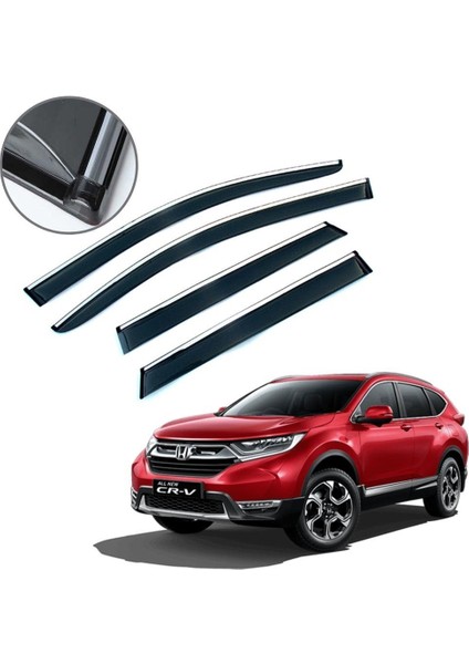 Honda Crv Krom Çıtalı Cam Rüzgarlığı 2019 Sonrası