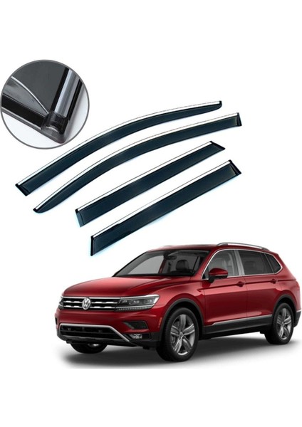 Volkswagen Tiguan Krom Çıtalı Cam Rüzgarlığı 2016-2020