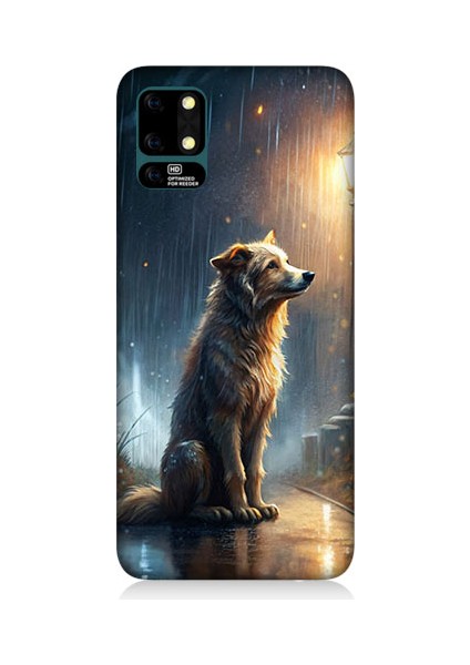 Reeder S19 Max Uyumlu Yağmurlu Sokak Desenli Silikon Kılıf