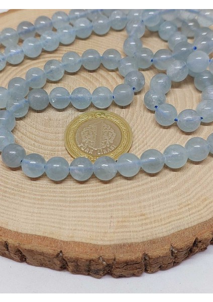 Akuamarin Taşı Dizi 8mm (54344) fiyatları