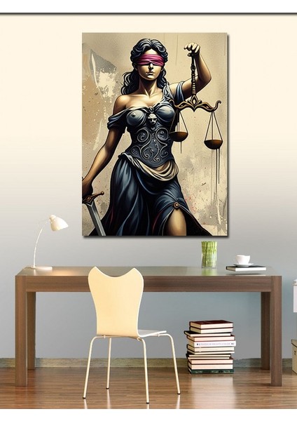 Kanvas Tablo Adalet Tanrıçası Heykeli fiyatları