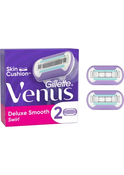 Gillette Venus Extra Smooth Swirl 2 Adet Yedek Başlık