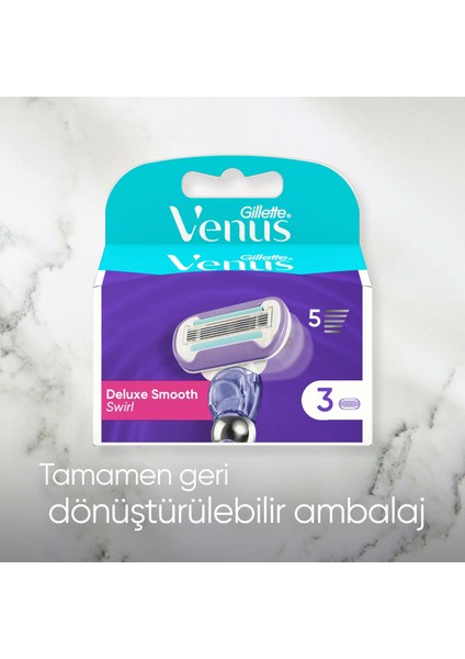 Gillette Venus Extra Smooth Swirl 2 Adet Yedek Başlık