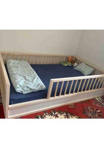 Srkyhome Consept Montessori Bebek ve Çocuk Karyolası Doğal Ahşap Yatak modelleri