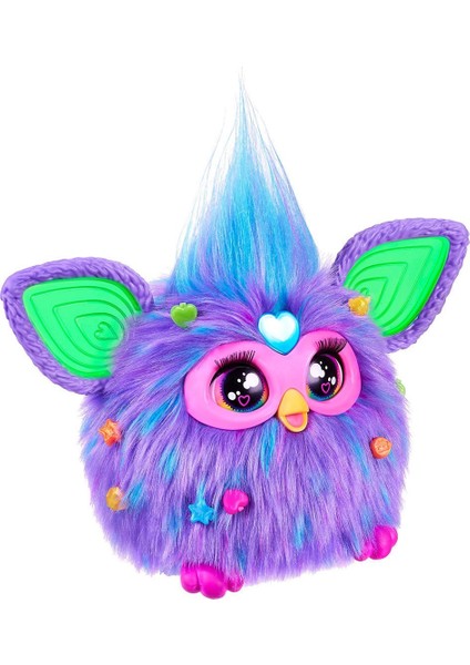 Etkileşimli Pelüş Furby Interaktif Peluş, Fioletowa