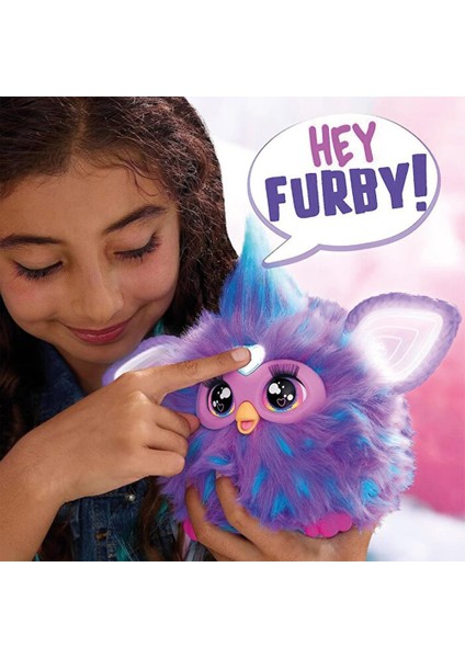 Etkileşimli Pelüş Furby Interaktif Peluş, Fioletowa fiyatları