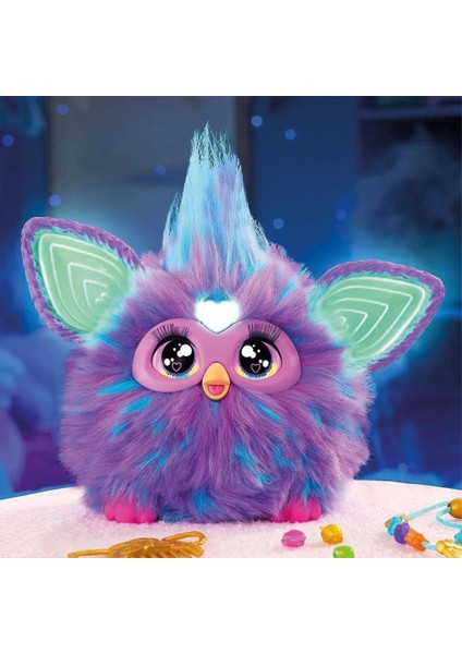 Etkileşimli Pelüş Furby Interaktif Peluş, Fioletowa indirimleri