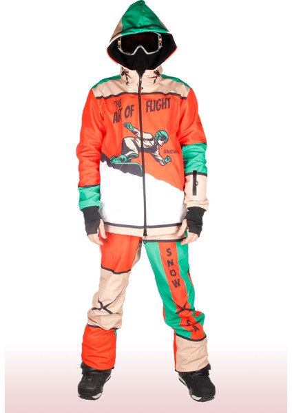 SS902-3 The Art Of Flıght Snowboard Mont & Pantolon Takım