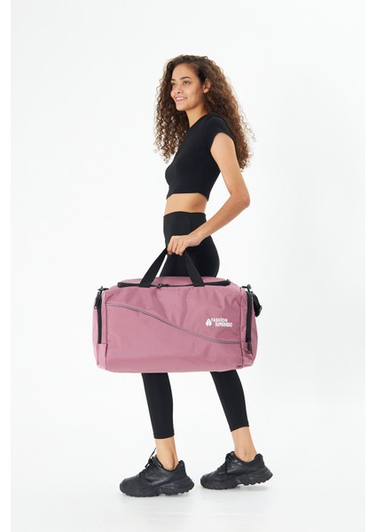 Spor Çantası Kadınlar İçin Su Geçirmez Omuz Askılı Seyahat Çantası 55 x 30x30 cm