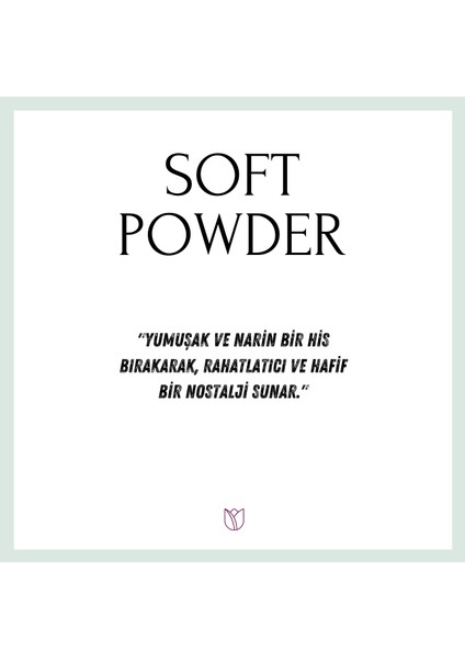 Pudra Çubuklu Oda Kokusu Bambu Soft Powder Diffuser 100 ml