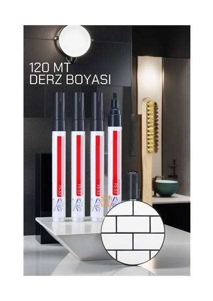 Modacar Siyah Derz Boyası 120 Metre