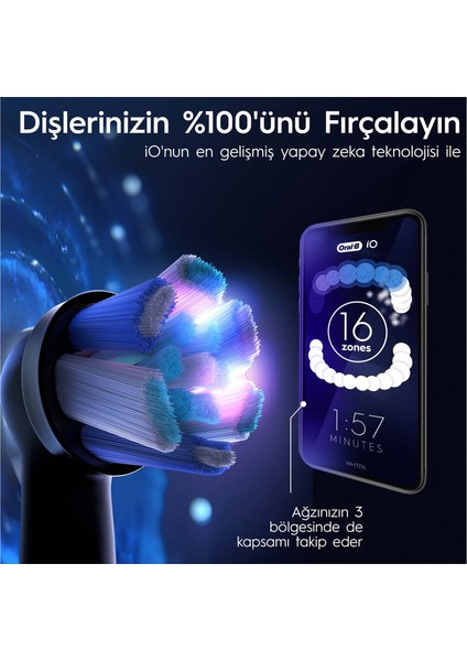 Io 10 Şarjlı Diş Fırçası - Stardust Beyaz